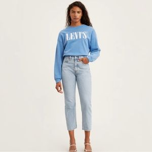 Wedgie straight light wash Levi’s Jeans